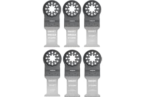 SMART 6 Piece Starlock Fitment Multi Tool Blade Set, 6 x Multitool Blades, ST6MAK