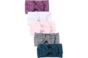 Hocaies Fasce Bambina Neonata Elastica Fascia Neonato Fasce per Bambini Fiocchi Fasce Capelli Bambina Fascia Bambina Accessori Fasce