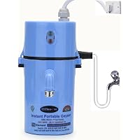 Buy sohum instant portable water geyser 1.0 liter with auto cut off and 2  years warranty,isi certified components 100 percent shock proof suitable in  bathrooms,kitchen,saloon,clinics,beauty parlor etc.. Online at Low Prices in