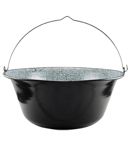 Gietijzeren kazan-set - pot met deksel/pan - 12,1 Liter - Eigen Tandoor
