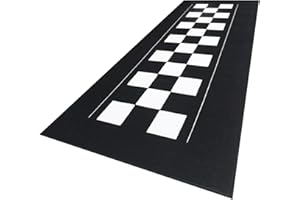 Bike It Teppich Biketek Check Flag Serie 4 Garagenmatte Motorradteppich