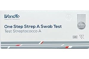 REMEDIA ONE - Tampone Streptococco Rapido Bambini e Adulti - Test Faringeo per Rilevazione Streptococco Gruppo A, Risultati Veloci in 10 Minuti e Facile da Usare - Qualità Svizzera