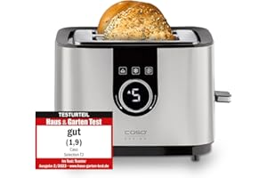 Caso Selection T 2 2769 - Tostapane per 2 fette di pane, in acciaio INOX