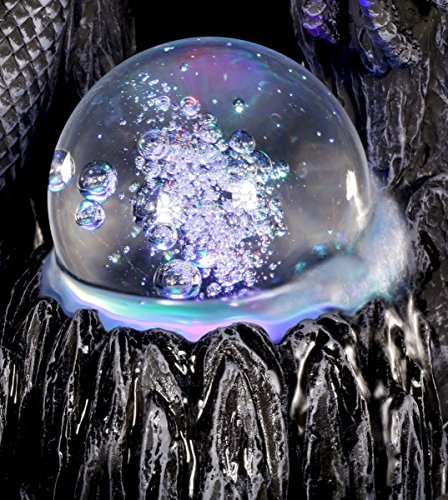Drachen Brunnen mit LED – Figur Zimmerbrunnen Gothic - 7