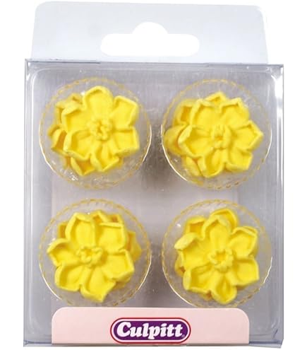 Daffodil Cake Toppers - 12 Pack