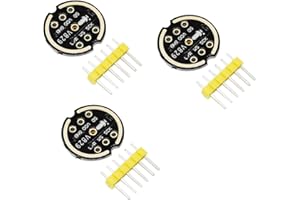 INMP441 Micrófono Omnidireccional Módulo RUIZHI 3 Piezas INMP441 Micrófono Omnidireccional Interfaz I2S Salida Digital Módulo Sensor Soporte ESP32 Compatible con Arduino