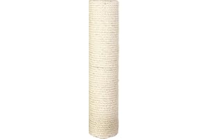Tronc de rechange TRIXIE en sisal - pour arbres à chat - ø 9 × 40 cm - avec tige filetée (M8 x 80) et deux vis (M8 x 40) - 43991