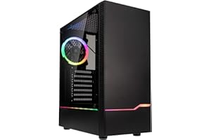 KOLINK Boîtier Moyen Tour ATX Inspire K9 RGB avec Panneau Vitré, Noir