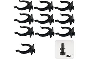 Evotrade Gancio per Zoccolo da Cucina, Universale in ABS Clip per Piedini Zoccolo in Plastica, Montaggio rapido a Scatto (Confezione 10 Pezzi) Made in Italy