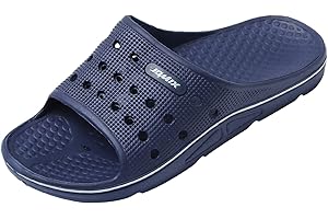 JOMIX Kapcie męskie, gumowe, do basenu morskiego, do domu