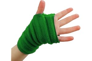 Anna Falcke Kids fingerless gloves | thermal unisex toddlers hand warmer with thumbhole (1-3yrs)