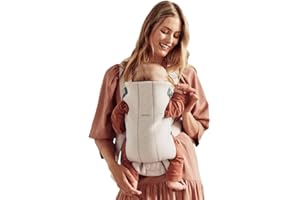 BabyBjörn Baby Carrier Mini, 3D Jersey, Light Beige