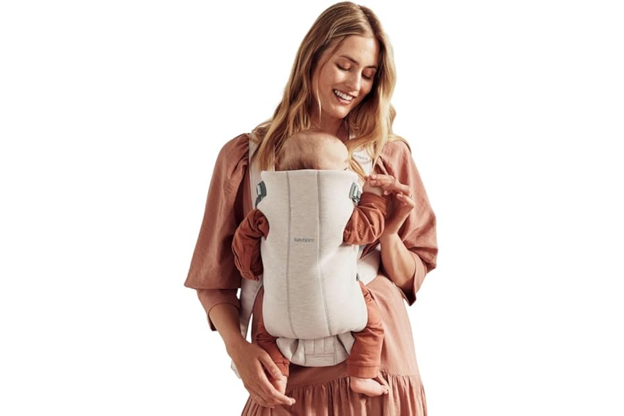 BabyBjörn Baby Carrier Mini, 3D Jersey, Light Beige