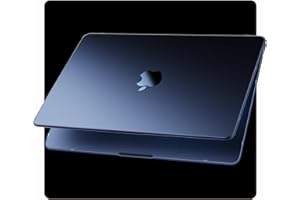 Soonjet Hülle Kompatibel für MacBook Air 15 Zoll Hülle M4 M3 M2 2025-2023 Passend Ultradünne Schutzhülle Case Cover Matt Hartschale für Modelle A3241 A3114 A2941 - Mitternacht Clear