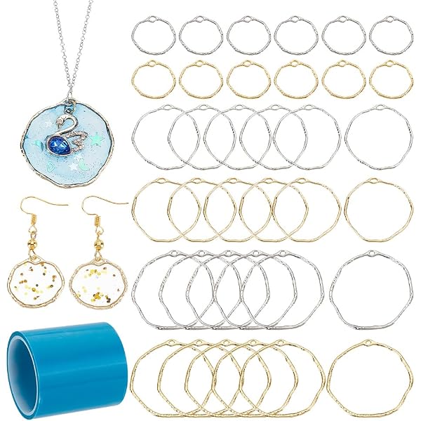 SUNNYCLUE 1 boîte de 32 pièces 8 styles de Breloques en Forme de Nœud Doré en Vrac en Alliage Doré Léger en Métal pour la Fabrication de Bijoux Fournitures de Loisirs Créatifs