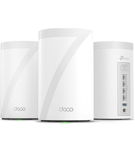 TP-Link Deco BE25(3-pack), BE3600 Mbps, 2×2.5 Gbps Ports, AI
