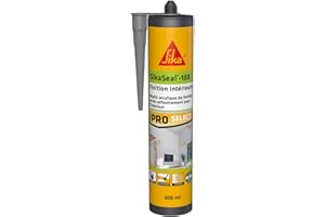 SIKA - Mastic acrylique - SikaSeal-188 Finition Intérieure gris - Joint statique de finition et calfeutrement - Usage intérieur - Sans odeur - 300 ml