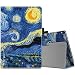 Produktbild Infiland Huawei MediaPad M3 Lite 10 Hülle Case, Slim Fit Folio PU-lederne dünne Kunstleder Schutzhülle Cover Tasche für Huawei MediaPad M3 Lite 10(mit Auto Schlaf/Wach Funktion)(Sterne)