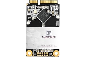 Superpard mSATA SSD 128GB SATA III 6GB/s Mini SATA Internal Solid State Drive, 3D NAND, Compatible with Legacy Laptops & Industrial PCs