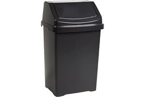 UNKNOWN Wham Casa Swing Bin Midnight 50Lt, Multi, Large