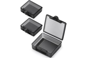 Small Pill Organiser (3 Pack), Barhon Daily Pill Box Portable for Purse Pocket Travel, One Day Pill Case Container(Black)