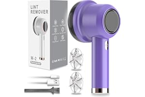 GBARAN Levapelucchi, Levapelucchi Elettrico ricaricabile con 2 lama da barba di ricambio, Rasoio portatile per lanugine in tessuto per vestiti, mobili, biancheria da letto, moquette