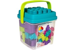 ColorBaby - Juguete Bebe, Bloques de construcción niños, Juguetes Bebe 1 año, Caja Ladrillos de Colores Trending