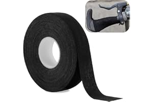 SopwMap Nastro Grip-Tape Antiscivolo, 25M, Nero, Tinta Unita, per Manubri, Barra per Pull-up, Calisthenics, Fitness, Tennis, Hockey