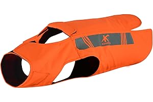 Gilet protettivo alta visibilità per cani, Arancione, Konustex, Resistente all'abrasione e all'impatto (75)