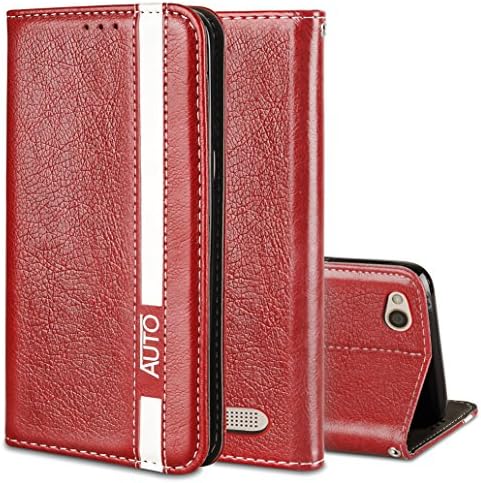 Xiaomi Redmi 5 A Case 5 A, Roreikes Business Style PU Leather Mobile Phone Case TPU Silicone Mobile Phone Shell Protective Cover Magnetic Closure for Xiaomi Redmi 5 A Case A2