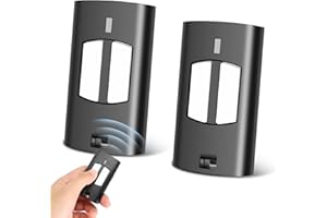 LUIRSAY Fernbedienung - 2 mandos a distancia para TO.GO 2WV, 433,92 MHz, 2 canales, mando a distancia universal compatible con TO.GO 2WV 4WV, IO.2WV, LO.T2WMR, T2 WV, T4 WV