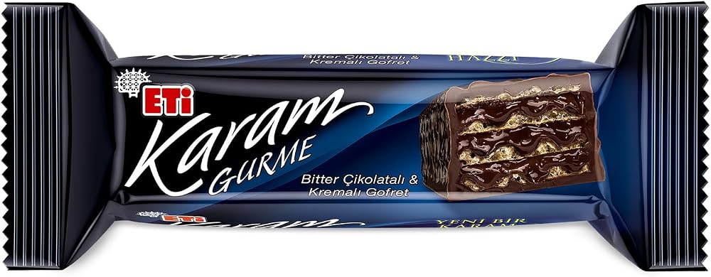 Eti Karam Gurme Bitter Çikolatalı Gofret 50 g