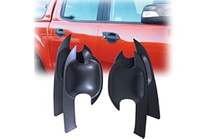 ‎JHCHAN JHCHAN Autotürgriff Einsatz Schüsselabdeckung Griff Cup Guard für Ford Ranger Wildtrak T6 T7 T8 2012-2022 ABS Mattschwarz Universal Schüsselabdeckung (2012-2022)