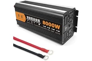 CHEIRS 3200W 4000W 5000W 6000W 8000W 9000W 12000W 15000W Inverter a onda sinusoidale pura Inverter a corrente continua DC 12V/24V a AC 220V Inverter di potenza,8000W-12V