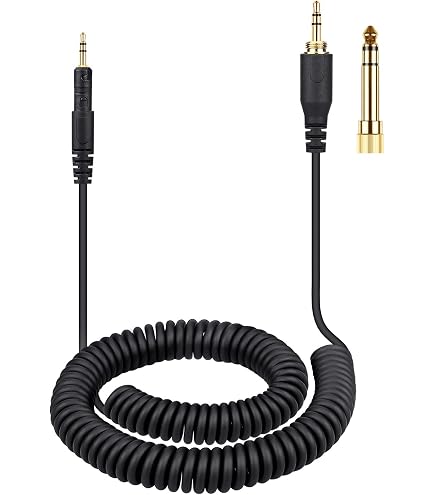 Câble à Ressort De Remplacement Pour Casque Beyerdynamic DT770/990 - Prises 3.5mm & 6.5mm | Longueur Étendue ~3m