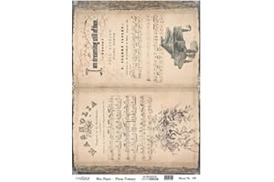 CADENCE HOBBY PAINTS Papel de Arroz Cadence Partitura Para Piano 30x41 cm. Ref. 192