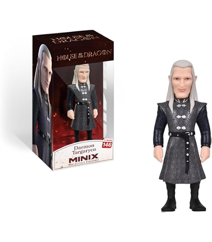 MINIX COLLECTIBLE FIGURINES, statuetta da collezione 12 cm, la casa del drago, Rgaenyra Targaryen, collezione per esposizione, idea regalo, giocattoli per bambini e adulti, fan della TV (MN16204