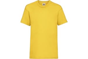 Settantallora Maglietta Bambino 100% Cotone - T-Shirt Manica Corta Tinta Unita - Girocollo, Lavabile in Lavatrice, Resistente ai Lavaggi - Taglie 1-11 Anni, Vari Colori