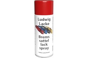 ‎LUDWIGLACKE LudwigLacke Bremssattel Lackspray Rot 400ml