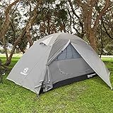 【Hochwertiges Material】: Dauerhaft 68D polyester zeltgewebe, geschweißter boden und winddichte 7001 Aluminium stangen und Guyline garantieren die Stabilität und Langlebigkeit des campingzelt. Kein seltsamer Geruch im Inneren des Kuppelzeltes