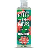 FAITH IN NATURE 99% Natural Regenerative Shampoo for Normal & Dry Hair (Aloe Vera, 400 ml)
