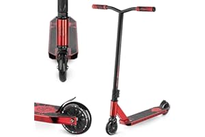 ‎MOVINO Movino Glide Stunt Scooter Roller Professioneller Freestyle Roller ABEC 9 Kickscooter mit 100mm Rad 6061 Aluminium-Deck 3,3 kg Tragfähigkeit: 100 kg
