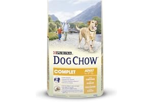 DOG CHOW Chien Complet Croquettes avec du Poulet pour Chien Adulte 14 kg