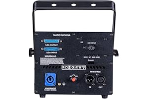 JAYEUW RGBW DMX ILDA Animation Beam Stage Effect Lights DMX Stage Lighting DJ Stage Animation Strobe Light for Parties Wedding KTV Bar Halloween Christmas Decoration Light