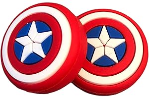 PARTS4U Pack of 2pc C Amrecia Stick Cap Cover Controller Keycap Grips For PS3, PS4,Xbox360, Xbox One & Xbox Series