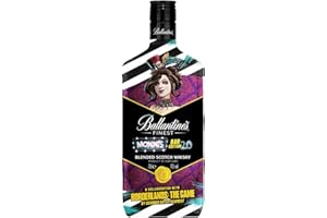 Ballantine's Finest x Borderlands, Moxxis Bar 2.0 Blended Scotch Whisky Edition, 700ml, 40% Vol., Sammlerstück für Videospiel- & Whiskey-Liebhabe