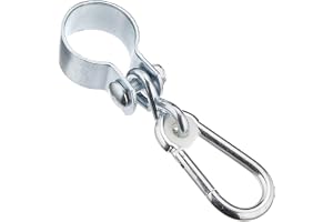 Connex Svängkrok - med manschett och tryckkrok - Ø 50 mm - 350 kg lastkapacitet - 2 delar - galvaniserad/manschettkrok/ställn