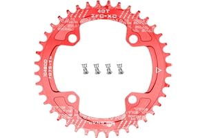 CYSKY Plateau de vélo 104 BCD 30 Dents à 52 Dents Narrow Wide Mono Plateau VTT avec boulons de pignon pour vélo de Route, VTT, Gravel, BMX, Ebike