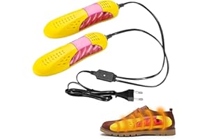 COMIOKE Asciuga Scarpe Elettrico, Asciugatrice Portatile per Calzature, Asciuga Stivali Portatil, per Viaggi Domestici Invernali Scalda Scarponi Pieghevole per Asciugare i Guanti Ad asciugatura Rapida