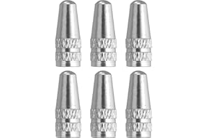 sourcing map Bike Valve Caps Anodized Aluminum Road Bicycle Air Tire Valve Caps Dust Caps for MTB Road Racing